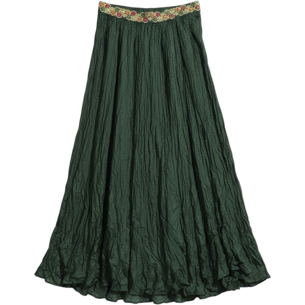 Chaudry Sports KC Thanksgiving Forest Green Maxi Skirt